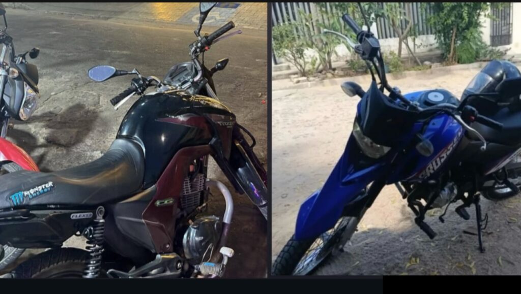 Duas motocicletas são roubadas em Canindé na noite de segunda-feira
